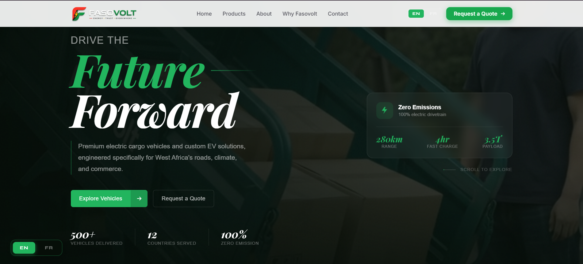 Fasovolt website preview